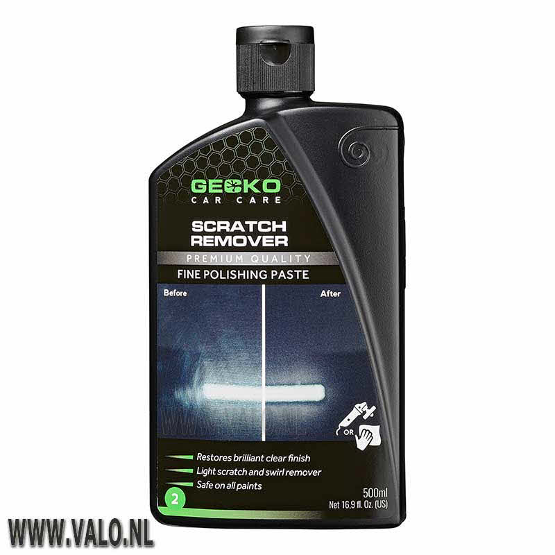 Gecko Kras Verwijderaar en fijn polijstmiddel fles 500 ml