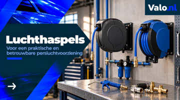 Wandhaspels voor perslucht