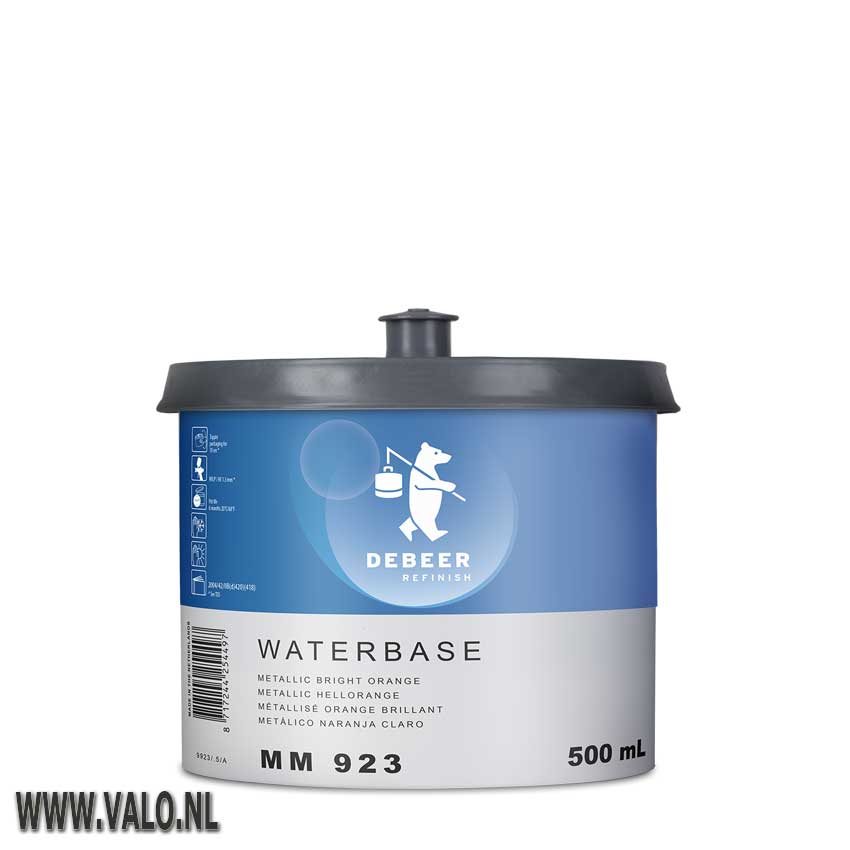 MM923 Waterbase 900+ Metallic bright orange 0,5 liter