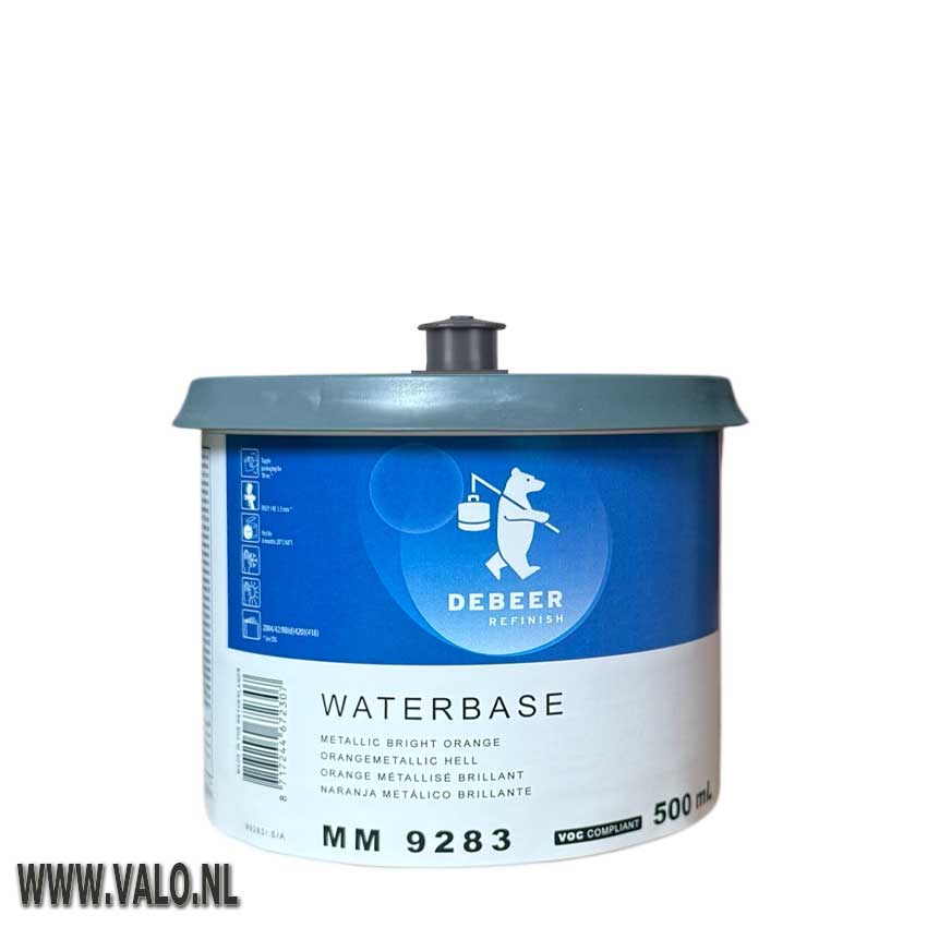 MM9283 Waterbase 900+ Metallic Bright Orange 0,5 Liter