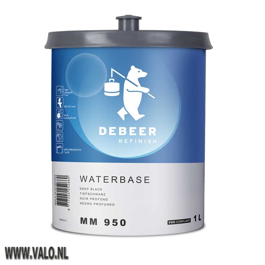 MM950 Waterbase 900+ Deep black 1 liter