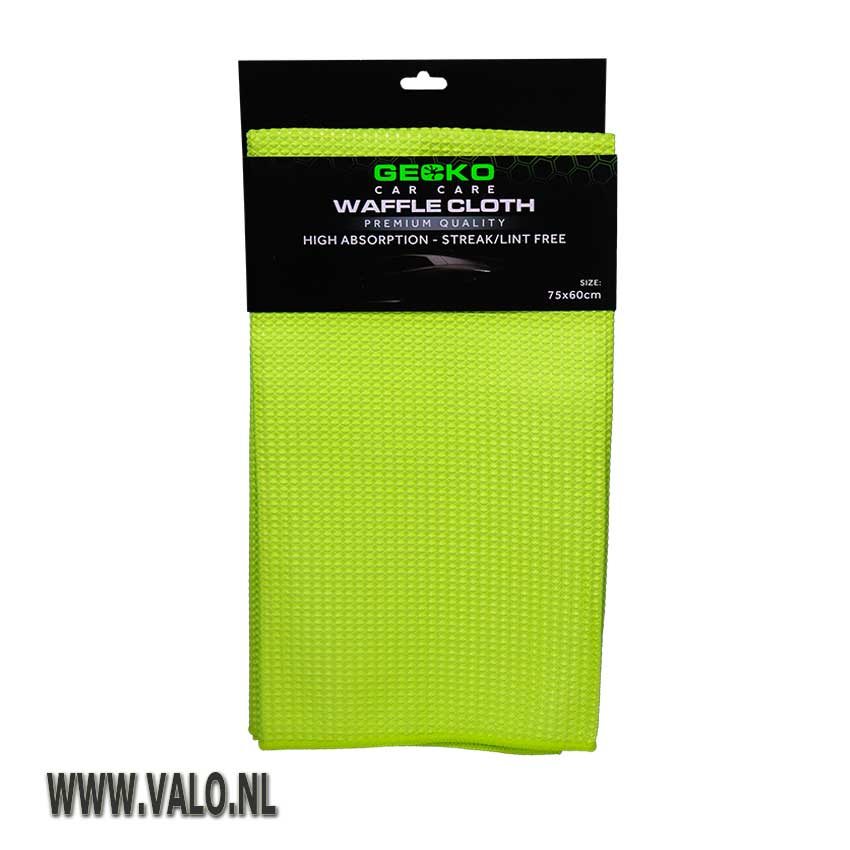 Gecko glasdoek gewafeld