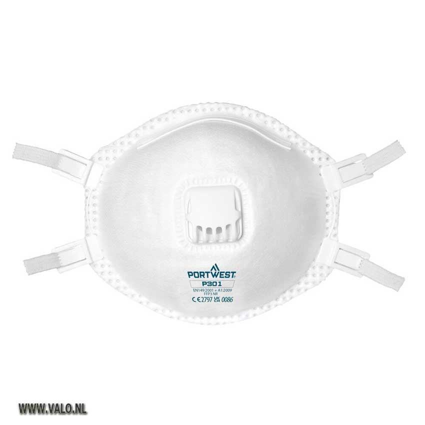 Stofmasker FFP3 met ademventiel Portwest P301