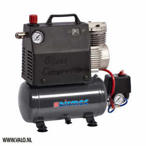 Airmec KZ 100-05 draagbare olievrije zuigercompressor