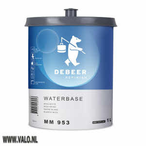 De Beer MM953 Waterbase 900+ Mica white 1 liter