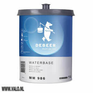 DEBEER MM986 Waterbase 900+ Metallic bright 1 Liter