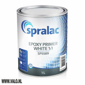 Epoxy primer wit Spralac SP5589 1 liter verpakking