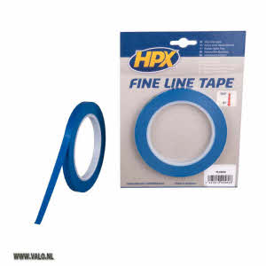 Fine line tape blauw 9 mm x 33 meter