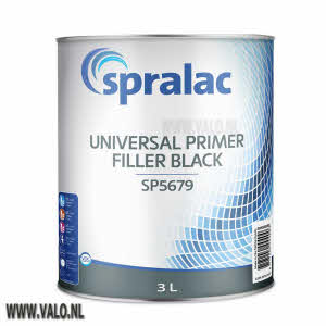 Universal primer filler zwart 3 liter Spralac SP5679