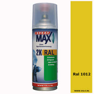 Spuitbus Spraymax  2K Ral 1012 Citroengeel