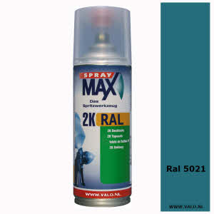 Spuitbus Spraymax 2K Ral 5021 Wasserblau