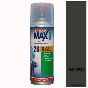 Spuitbus Spraymax 2K Ral 6015 Olijf zwartgroen