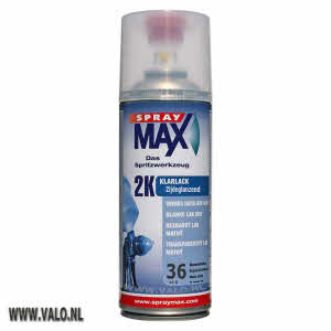 Spraymax 2K blanke lak zijdeglans 400 ml