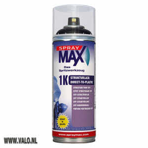 Spuitbus DTP structuurspray fijn Zwart 400 ml Spraymax 680224