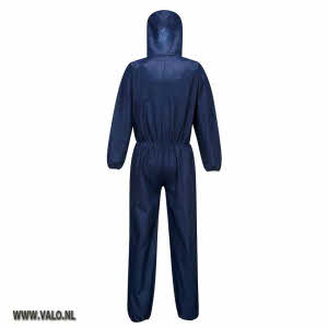 Wegwerp-overall-blauw-portwest-ST30NAR-rear